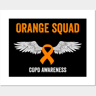 Chronic obstructive pulmonary disease - COPD awareness month - Orange squad Posters and Art